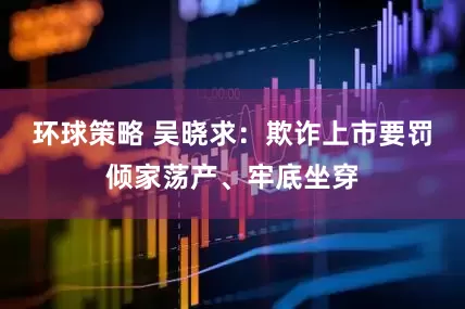 环球策略 吴晓求：欺诈上市要罚倾家荡产、牢底坐穿