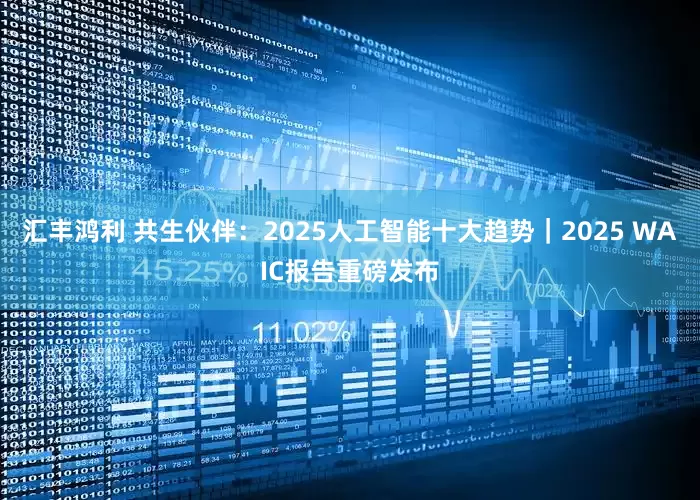 汇丰鸿利 共生伙伴：2025人工智能十大趋势｜2025 WAIC报告重磅发布